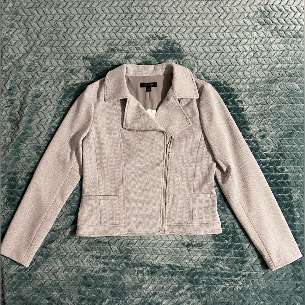 Ann Taylor Moto Style Jacket Size S NWT